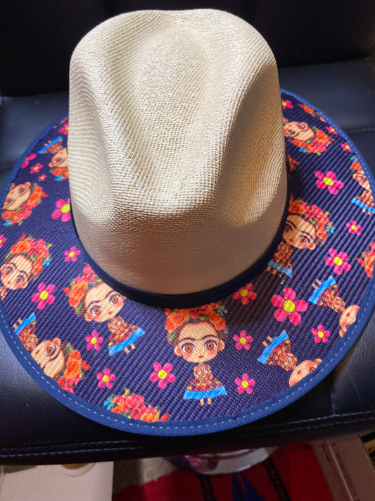 Frida Kahlo Hat - Blue