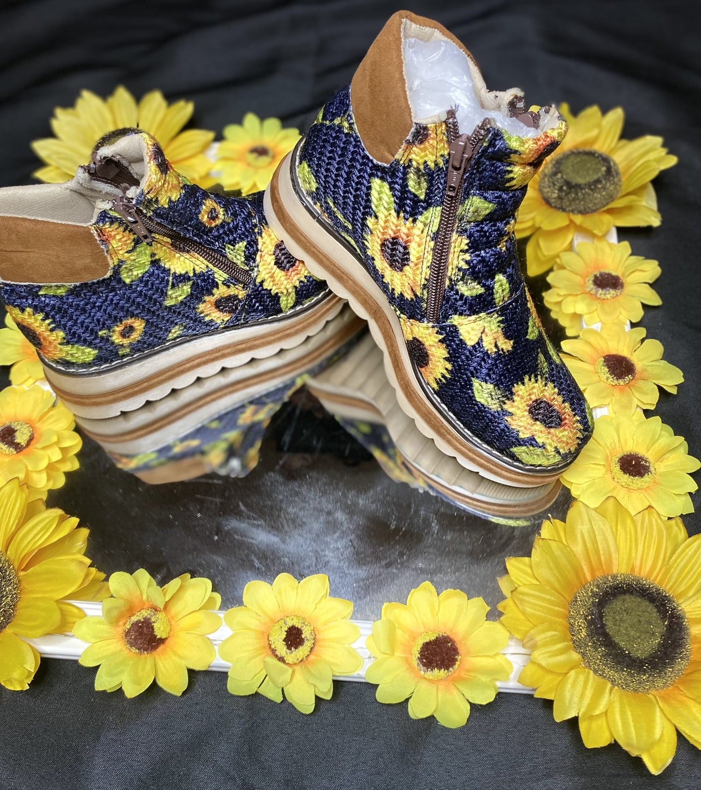 Sunflower Bootie